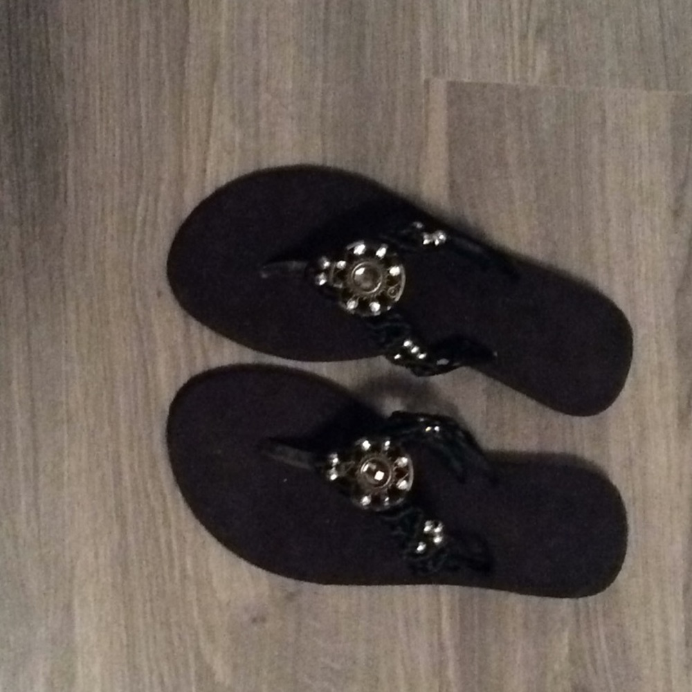 Black sandals